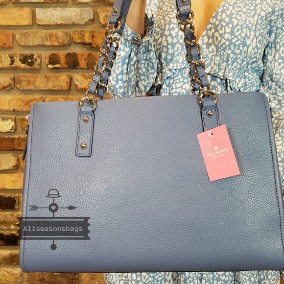 Kate Spade Andee Cobble Hill Blueberry Cobbler New - Picture 7 of 15